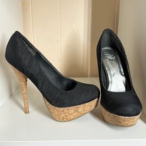 Cork screw heels